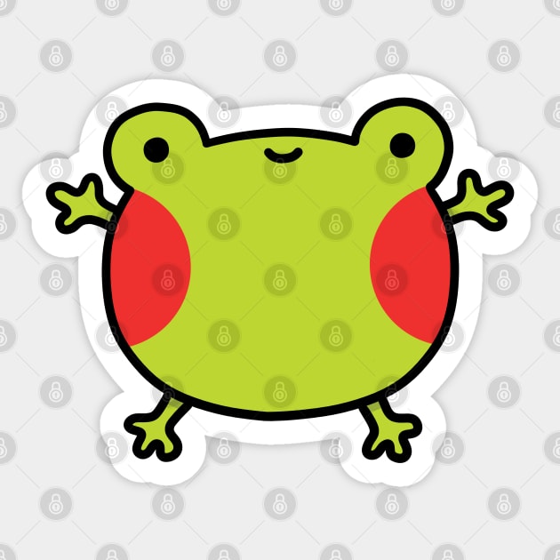 Froggo Sticker by Nikamii